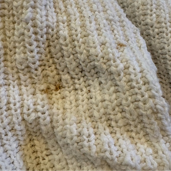 Vintage 1990s cream knitted classic preppy sweater East Wind by Alps medium - Picture 5 of 5